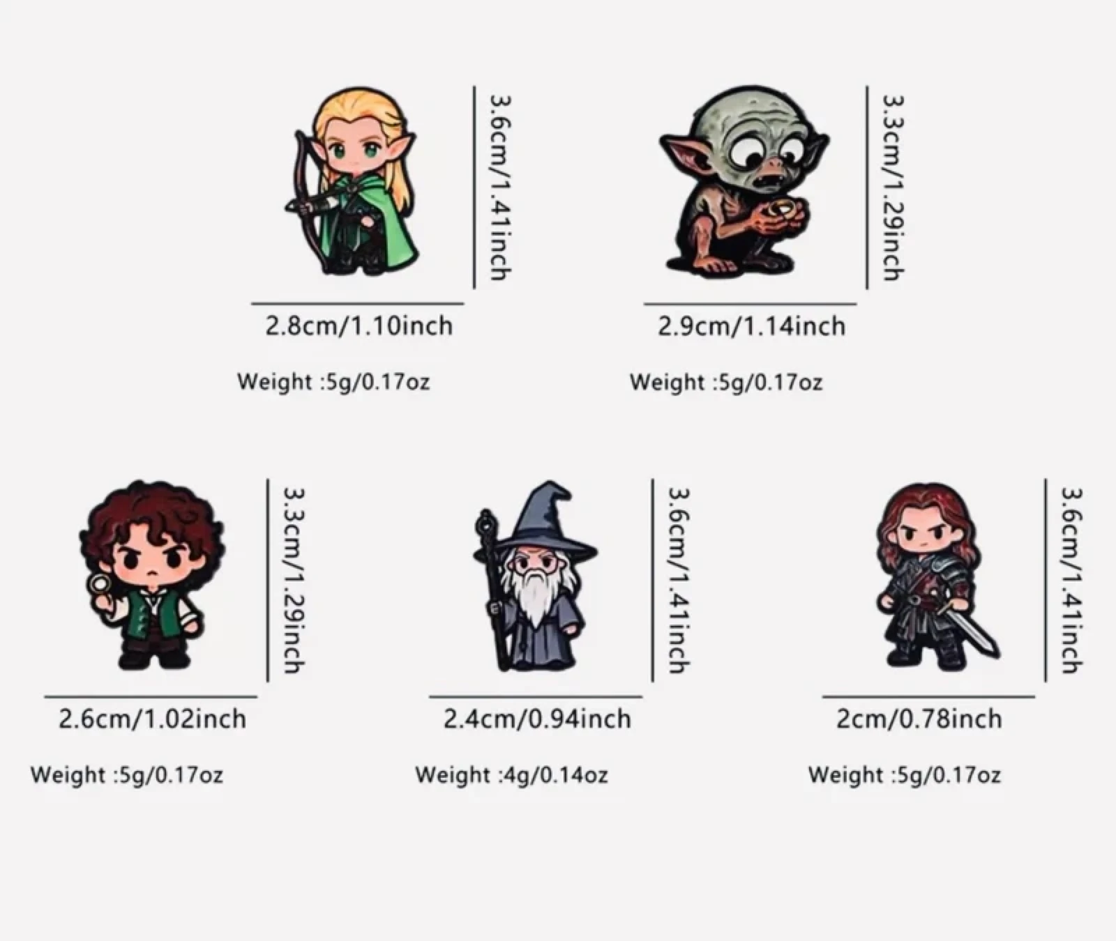Lot pin The Lord of the Rings – photo 5